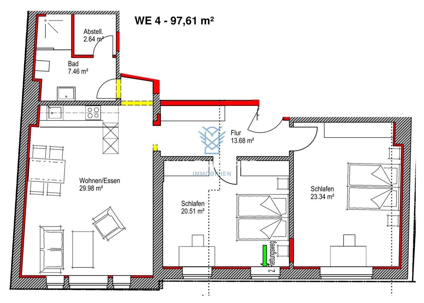 3 Zimmer Wohnung mit 98 m² in Uelzen – Bild 6