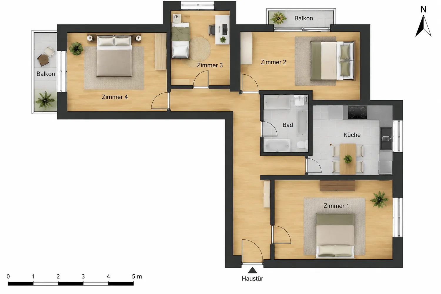 4 Zimmer Wohnung mit 117 m² in Berlin – Bild 3