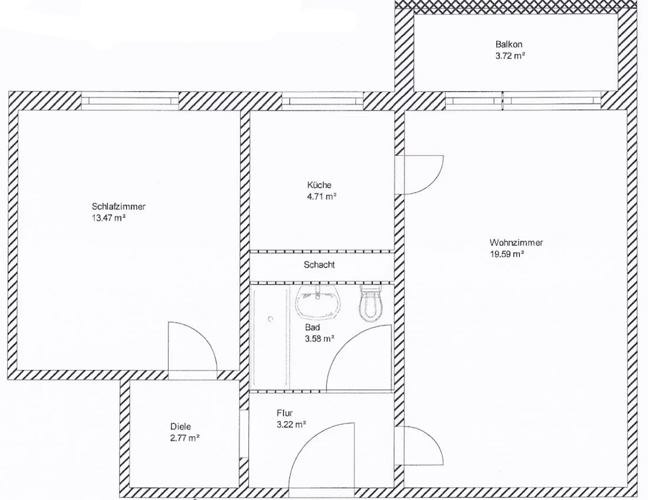 2 Zimmer Wohnung mit 52 m² in Rostock – Bild 8