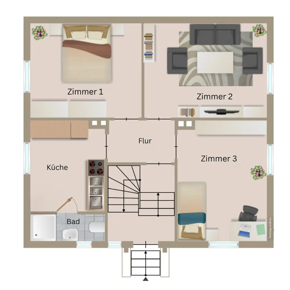 3 room apartment with 63 m² in Jena – Photo 7