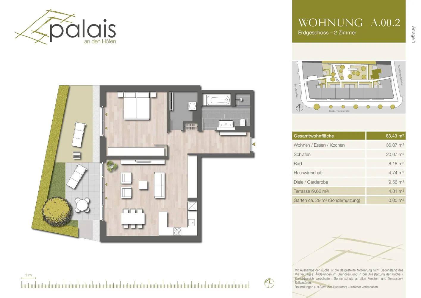 2 Zimmer Wohnung mit 83 m² in Frankfurt am Main – Bild 9