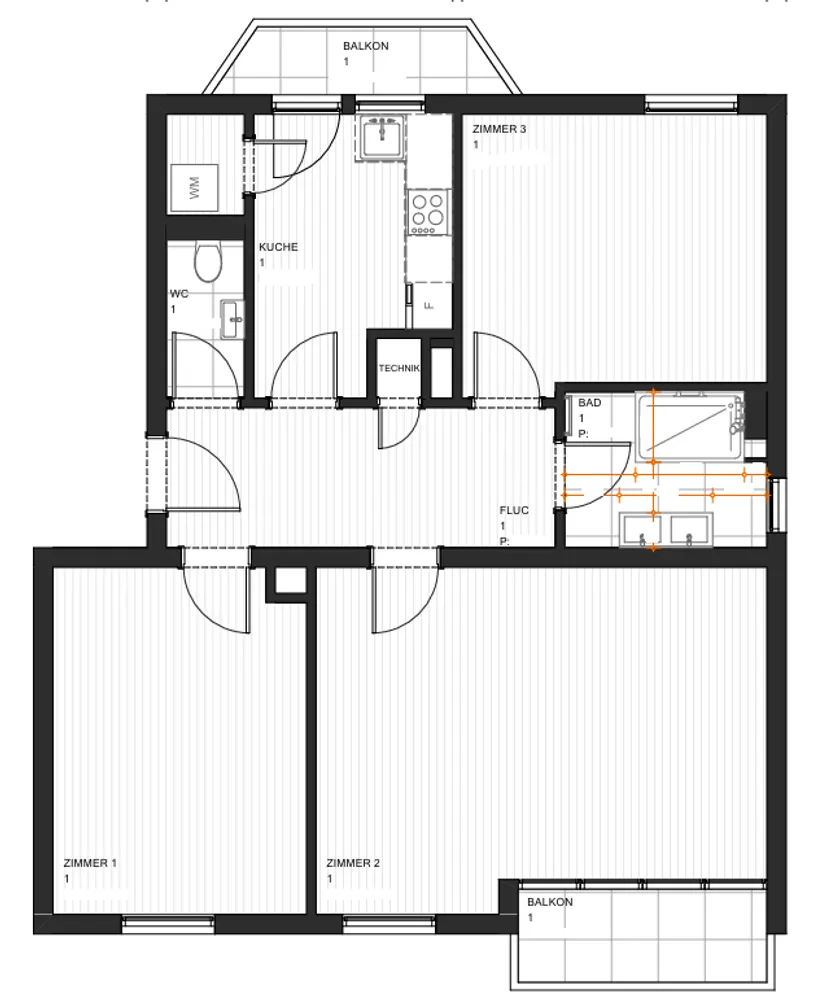 3 Zimmer Wohnung mit 84 m² in Stuttgart – Bild 2