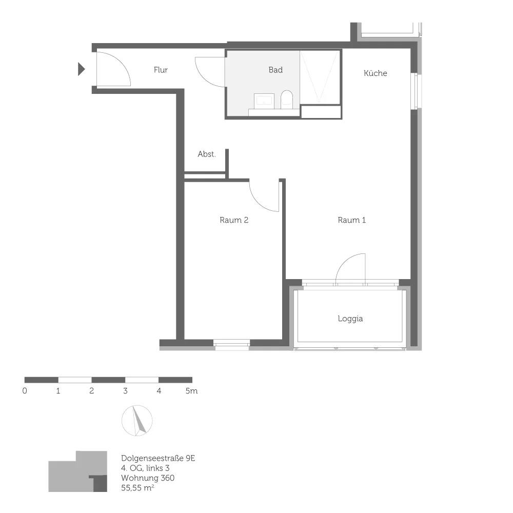 2 Zimmer Wohnung mit 56 m² in Berlin – Bild 8
