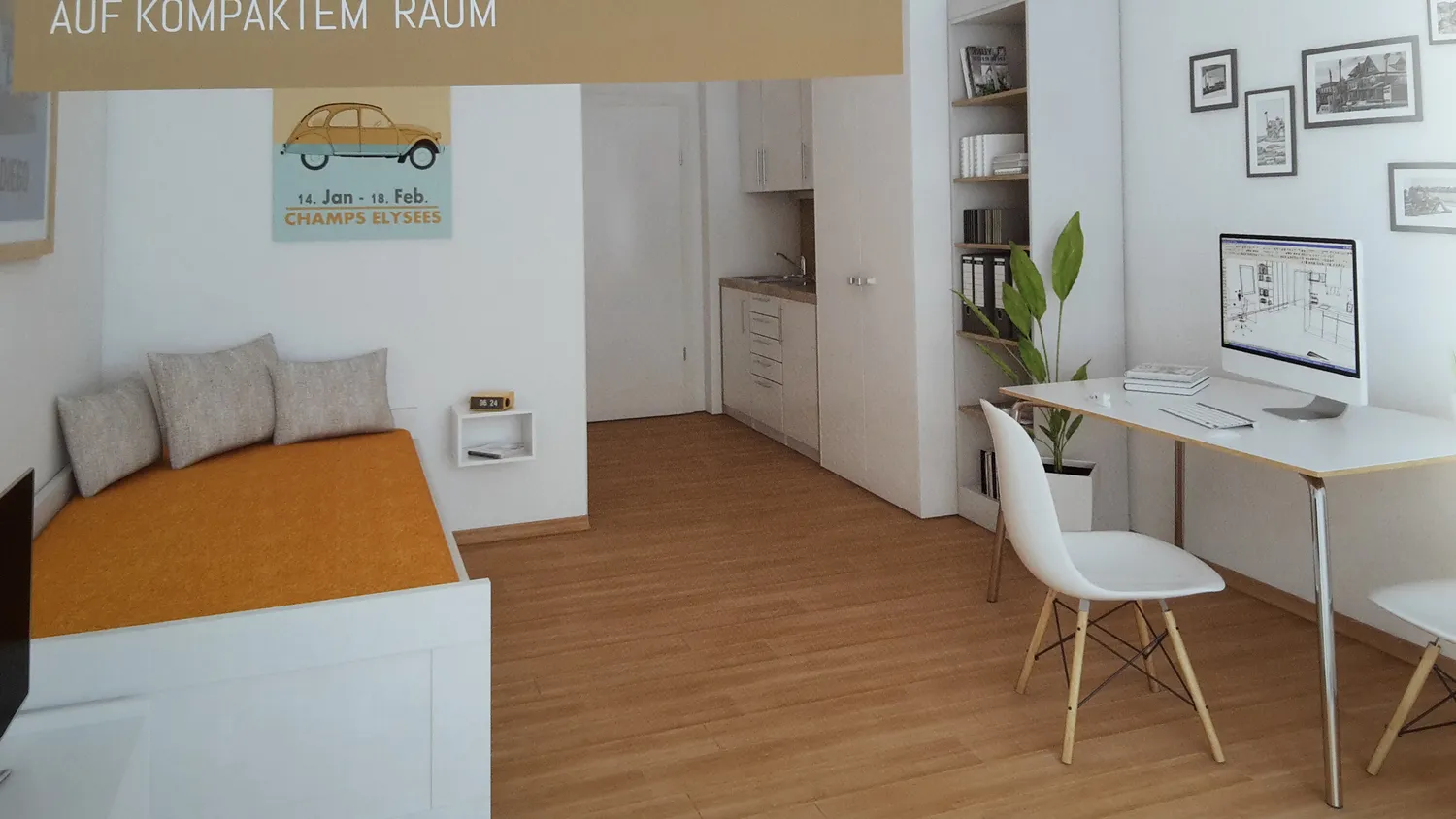 1 Zimmer Wohnung mit 23 m² in Augsburg – Bild 5