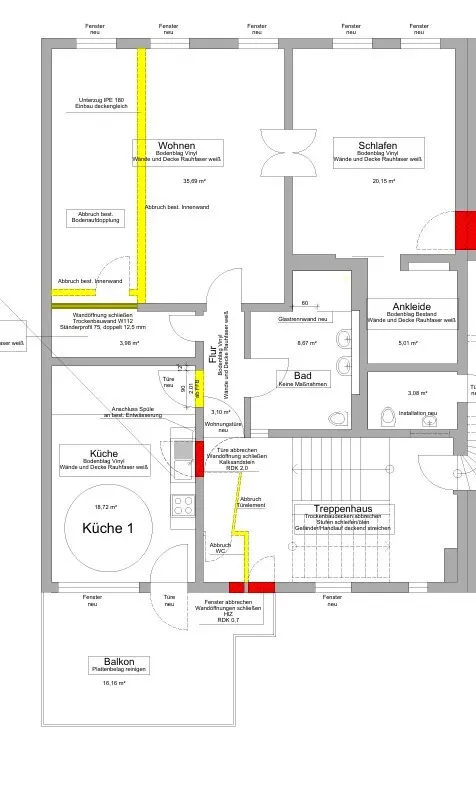 2 Zimmer Wohnung mit 105 m² in Ansbach – Bild 7