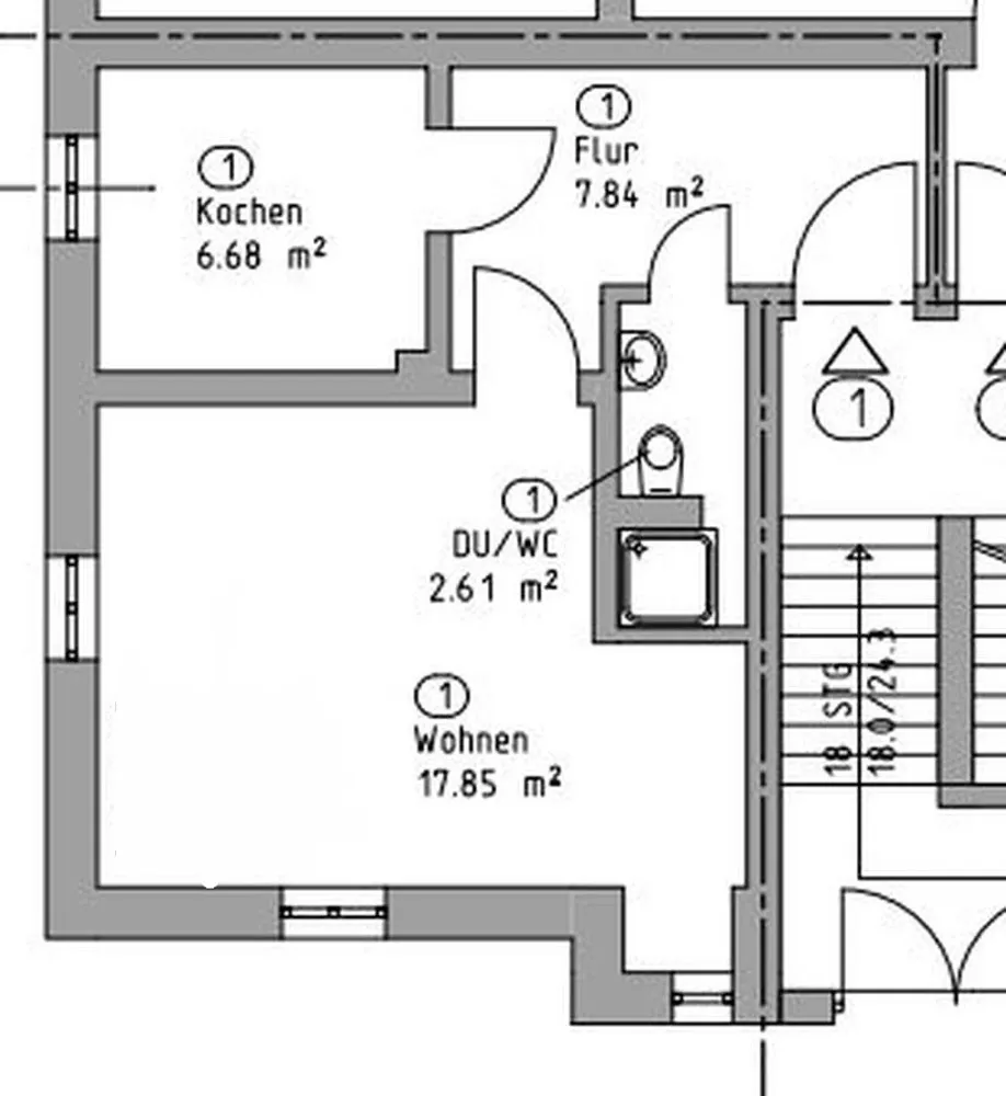 1 Zimmer Wohnung mit 35 m² in Dresden – Bild 3