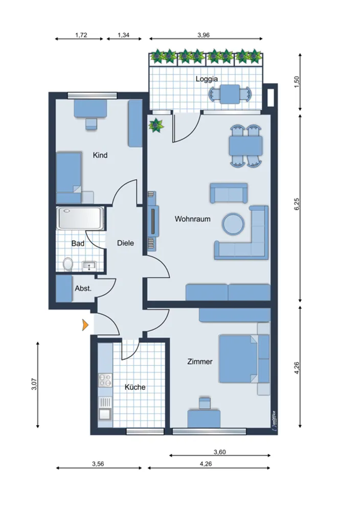 3 Zimmer Wohnung mit 72 m² in Krefeld – Bild 10