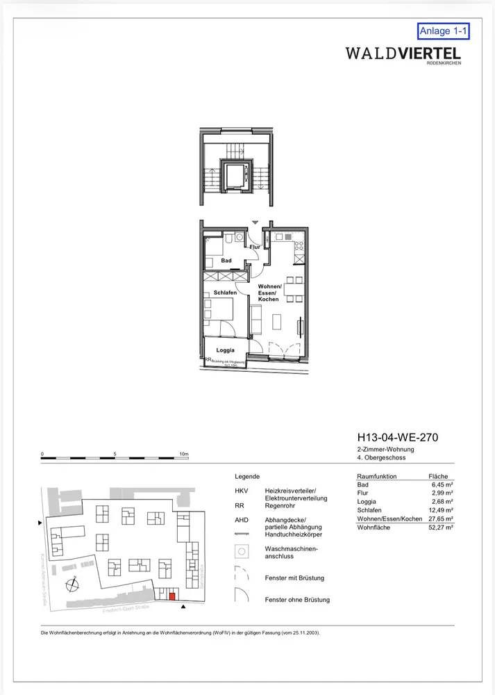 2 room apartment with 52 m² in Cologne – Photo 4