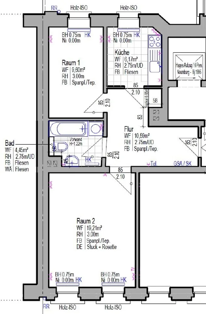 2 Zimmer Wohnung mit 50 m² in Leipzig – Bild 2