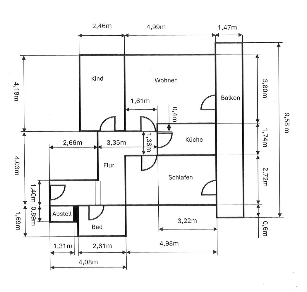 3 Zimmer Wohnung mit 75 m² in Augsburg – Bild 9