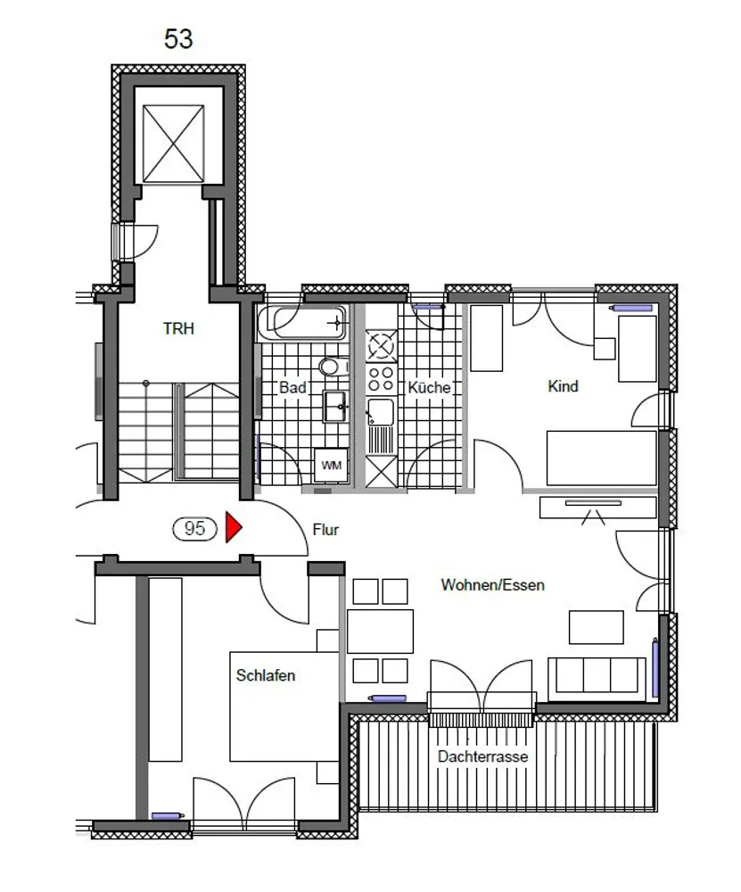 3 Zimmer Wohnung mit 68 m² in Nürnberg – Bild 4