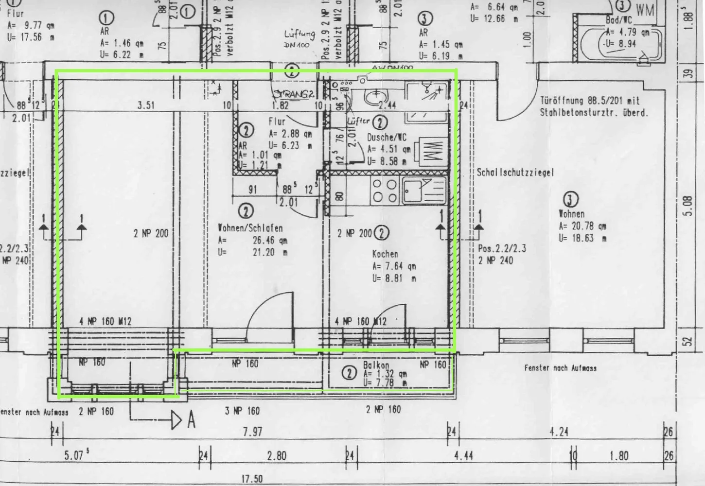 1 room apartment with 42 m² in Chemnitz – Photo 4