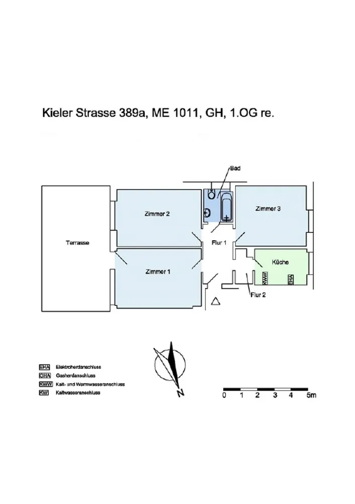 3 Zimmer Wohnung mit 84 m² in Hamburg – Bild 3