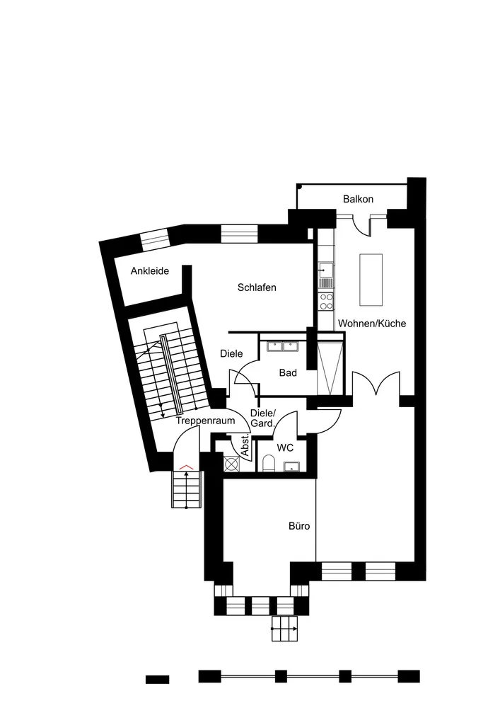 2 Zimmer Wohnung mit 95 m² in Düsseldorf – Bild 9