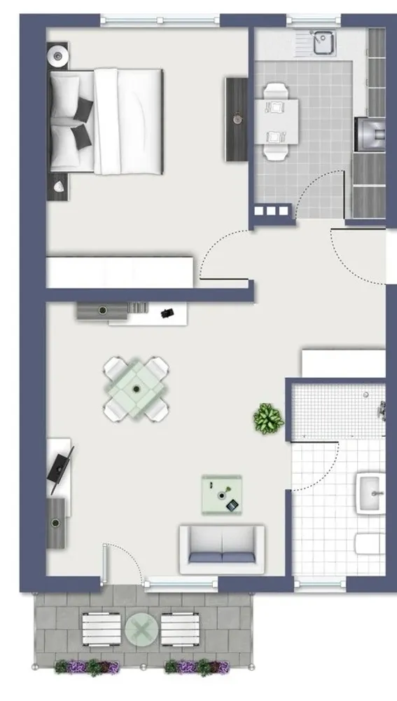 2 Zimmer Wohnung mit 54 m² in Köln – Bild 9