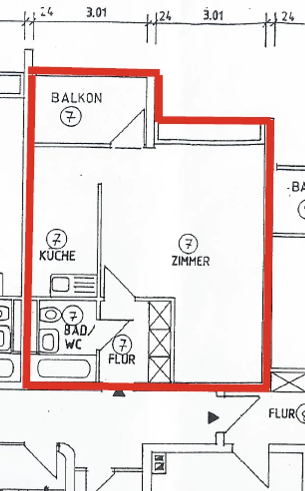 1 Zimmer Wohnung mit 40 m² in Wuppertal – Bild 4