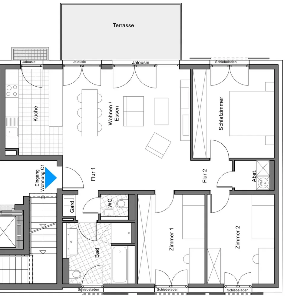 4 Zimmer Wohnung mit 101 m² in Heilbronn – Bild 5