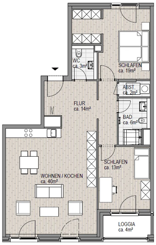 3 Zimmer Wohnung mit 100 m² in Hamburg – Bild 11