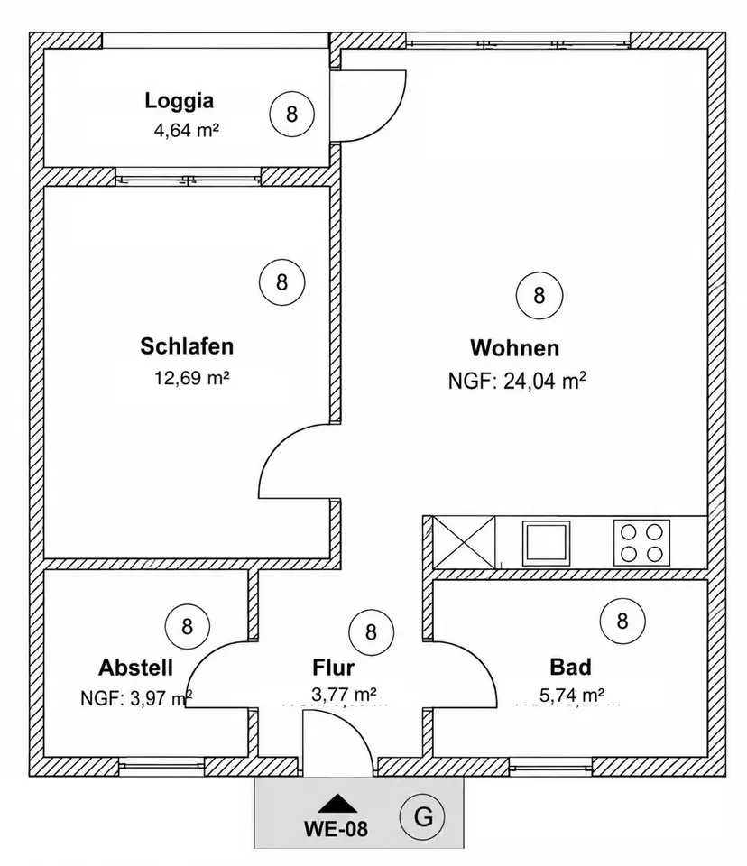 2 Zimmer Wohnung mit 56 m² in Königs Wusterhausen – Bild 5