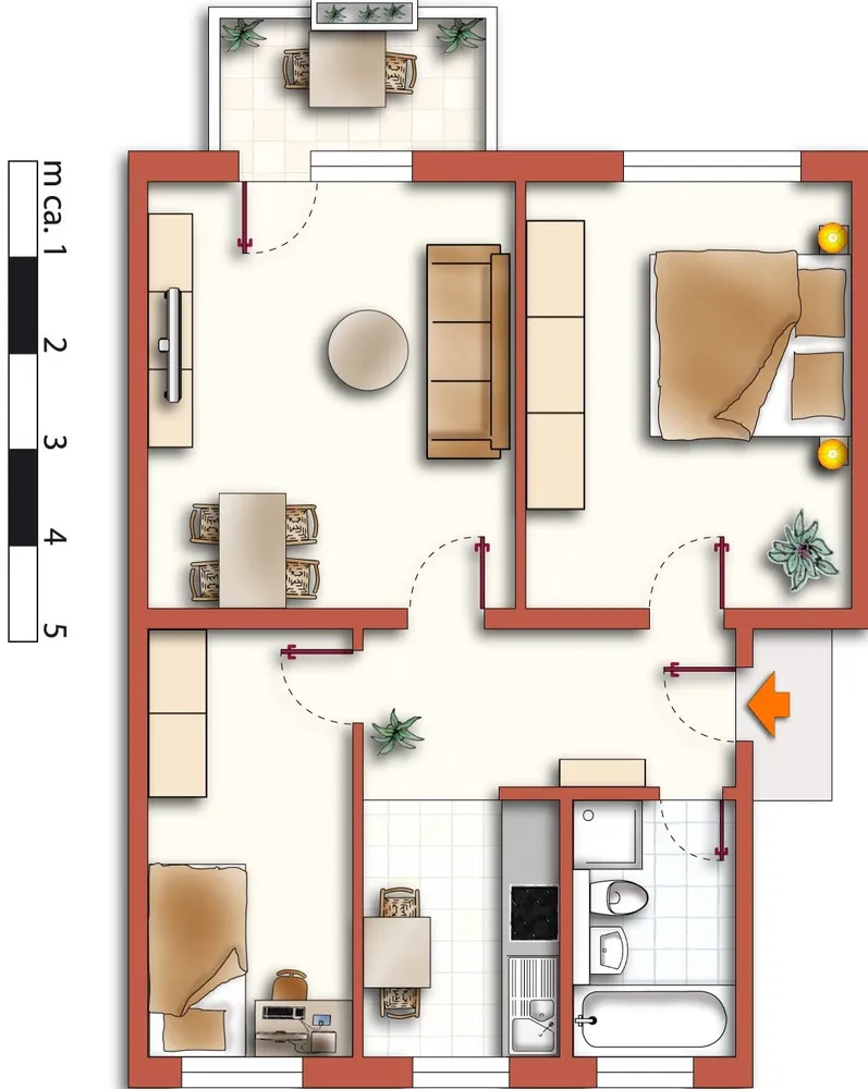 3 Zimmer Wohnung mit 60 m² in Wurzen – Bild 10
