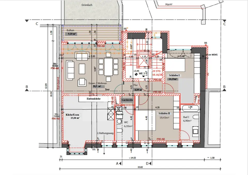 3 Zimmer Wohnung mit 114 m² in Essen – Bild 10