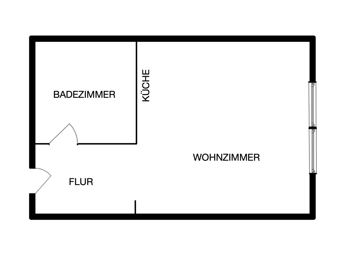 1 Zimmer Wohnung mit 25 m² in Stuttgart – Bild 2