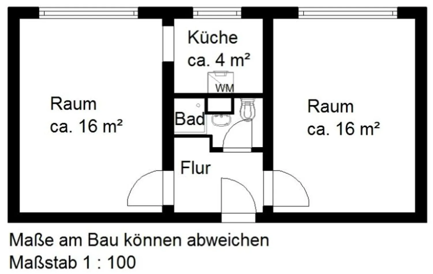 2 Zimmer Wohnung mit 40 m² in Halle (Saale) – Bild 7