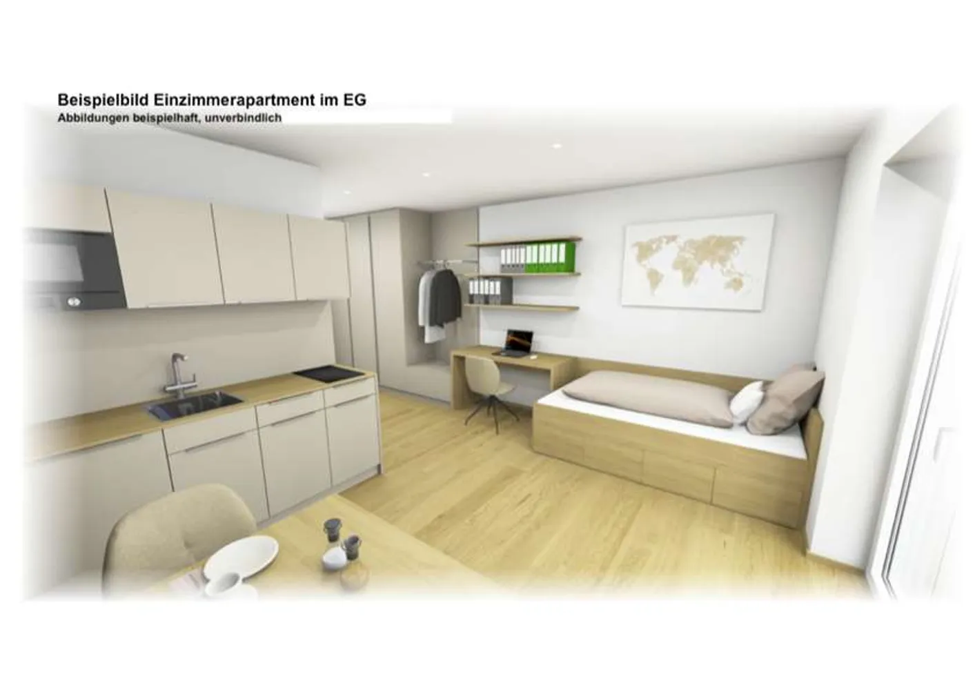 1 Zimmer Wohnung mit 27 m² in Passau – Bild 1