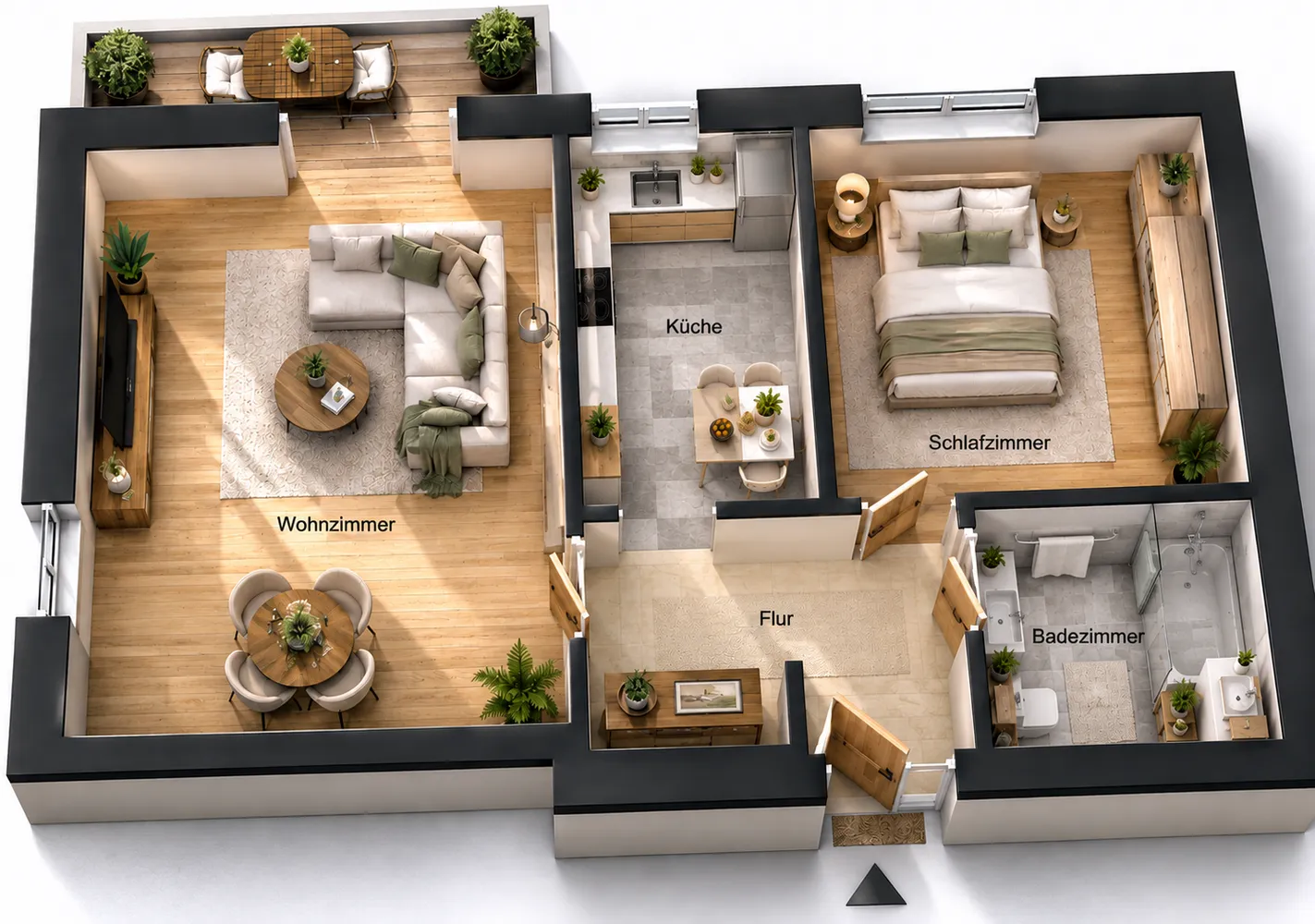 2 Zimmer Wohnung mit 41 m² in Sangerhausen – Bild 3