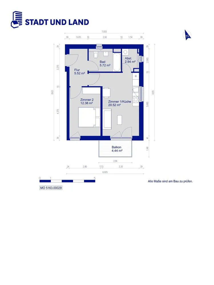 2 Zimmer Wohnung mit 49 m² in Berlin – Bild 6
