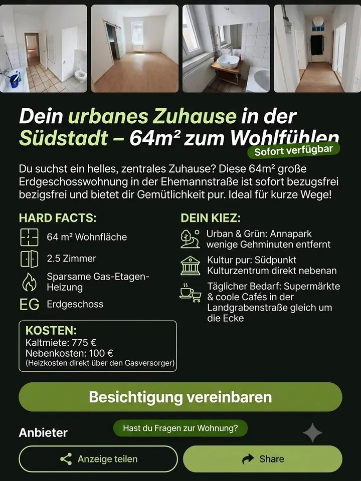 3 Zimmer Wohnung mit 61 m² in Nürnberg – Bild 6