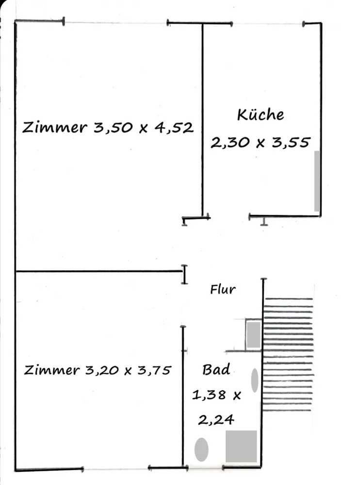 2 Zimmer Wohnung mit 44 m² in Braunschweig – Bild 5