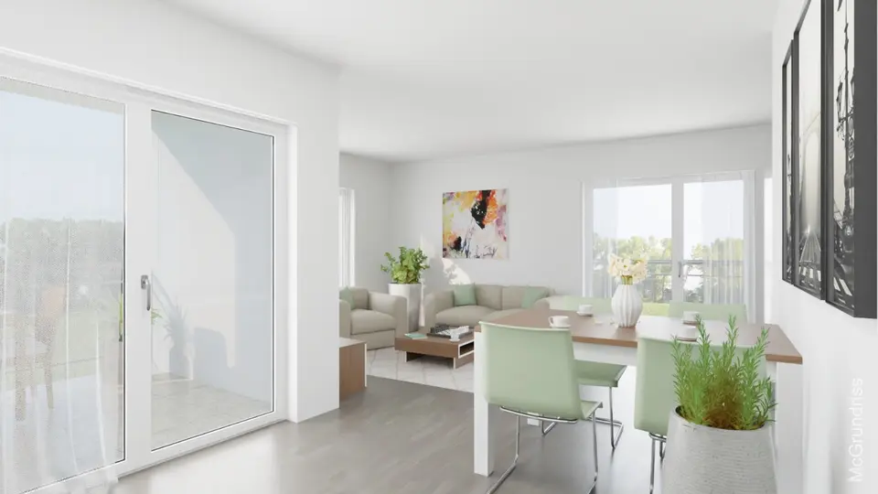 2 Zimmer Wohnung mit 63 m² in Kempten – Bild 1