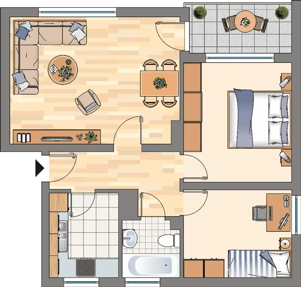 3 Zimmer Wohnung mit 63 m² in Lüdenscheid – Bild 5