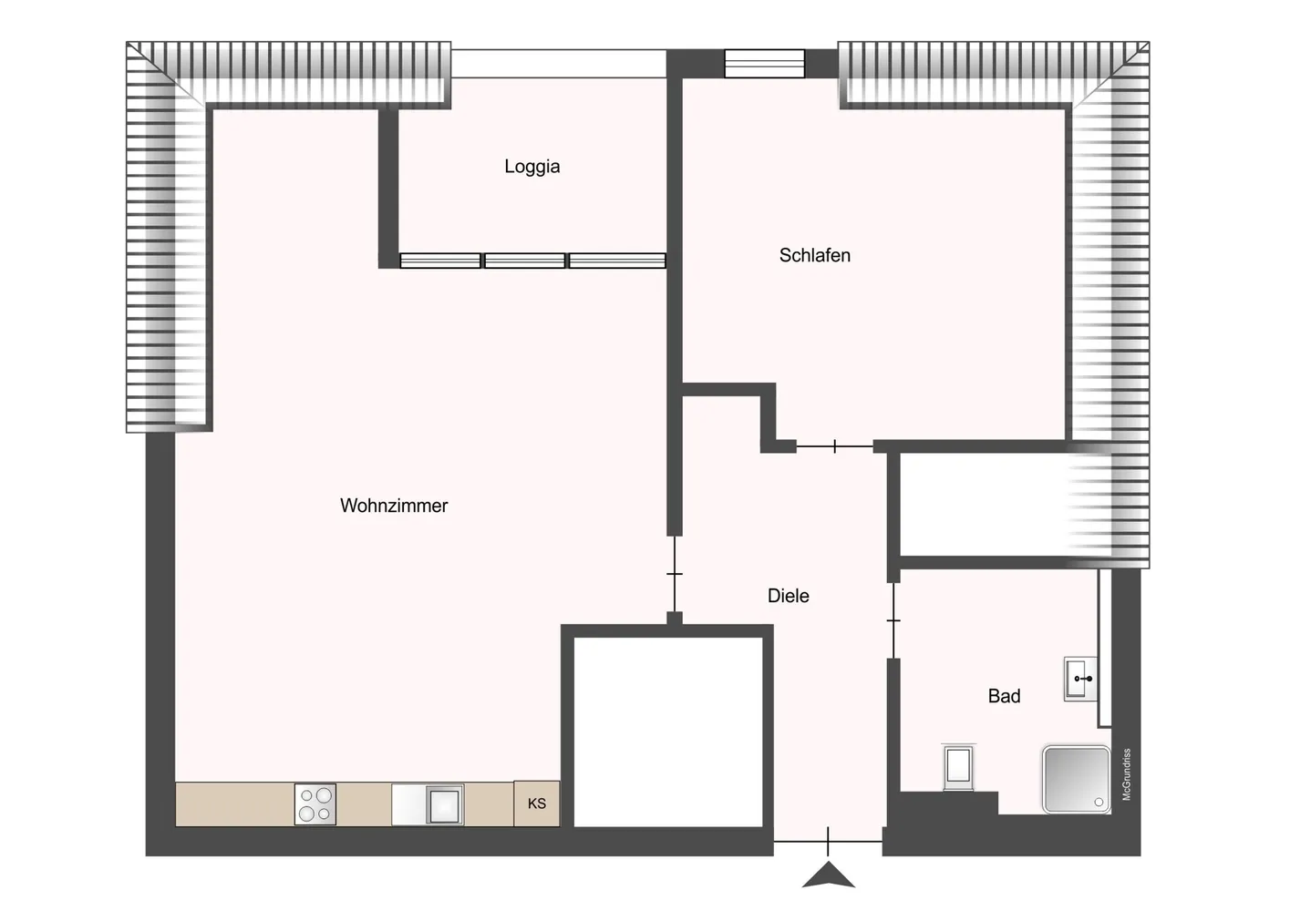 2 Zimmer Wohnung mit 57 m² in Hamburg – Bild 9