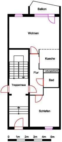 2 Zimmer Wohnung mit 53 m² in Nordhausen – Bild 5