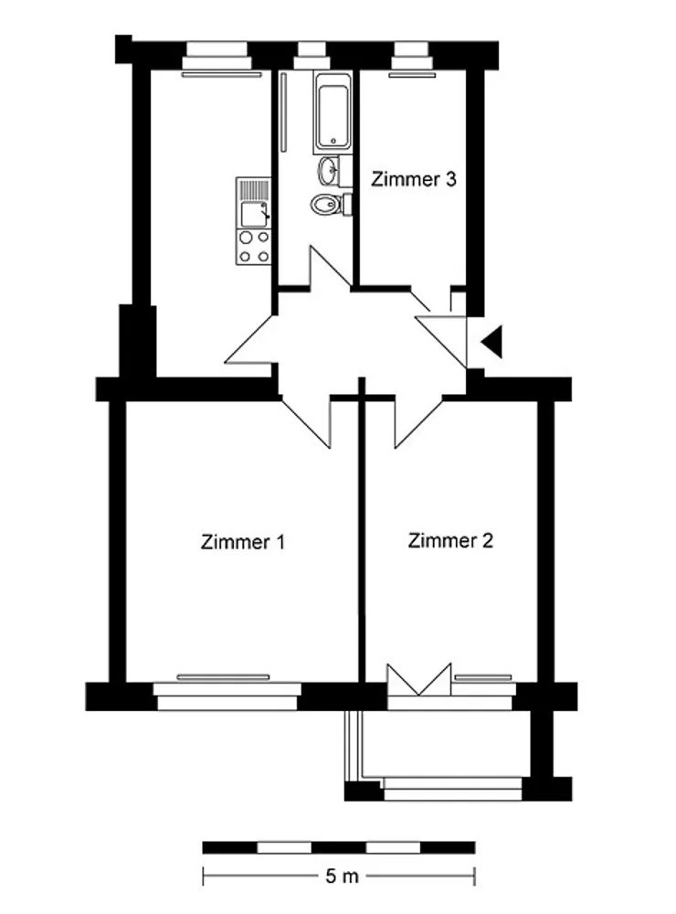 3 Zimmer Wohnung mit 65 m² in Berlin – Bild 4