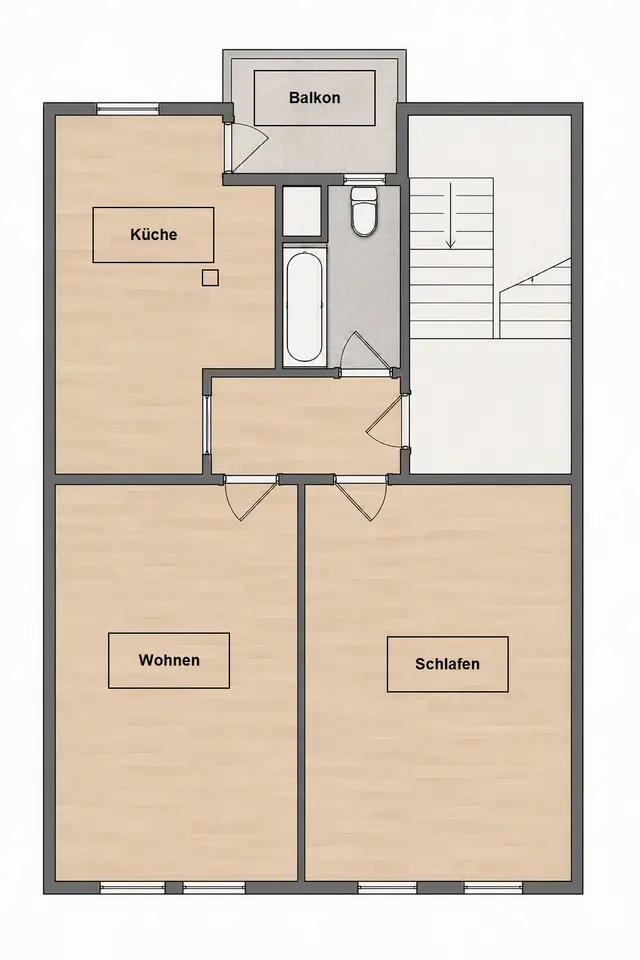 2 Zimmer Wohnung mit 27 m² in Witten – Bild 8
