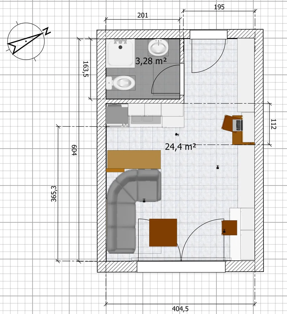 1 Zimmer Wohnung mit 24 m² in Konstanz – Bild 4