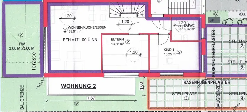 4 Zimmer Wohnung mit 111 m² in Mosbach – Bild 5