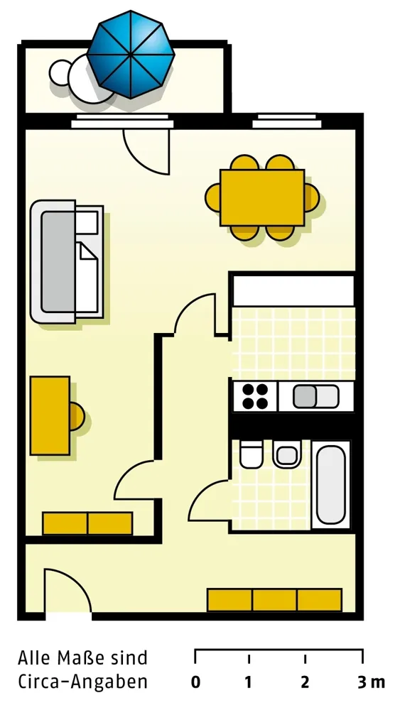 1 Zimmer Wohnung mit 50 m² in Cottbus – Bild 6