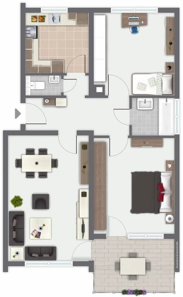 3 Zimmer Wohnung mit 78 m² in Rottweil – Bild 5