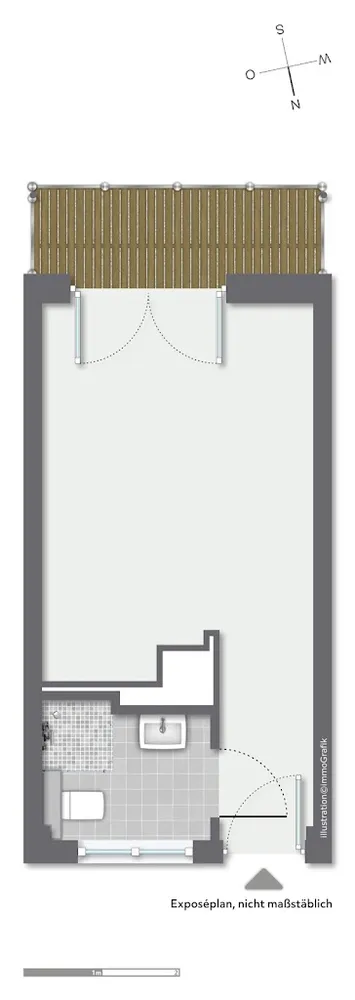 1 Zimmer Wohnung mit 25 m² in Aachen – Bild 10