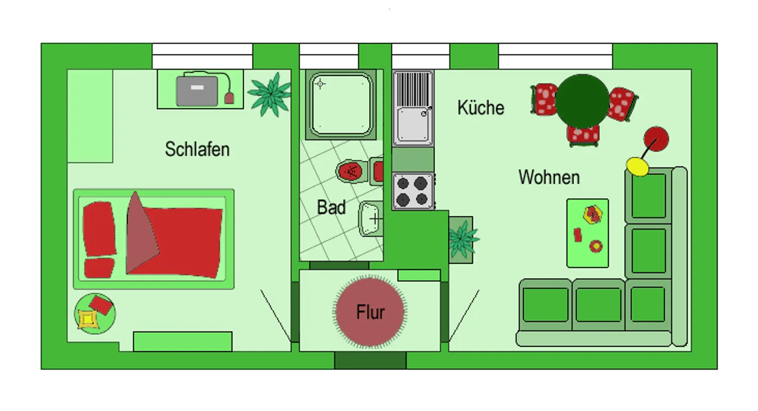 2 Zimmer Wohnung mit 32 m² in Berlin – Bild 5