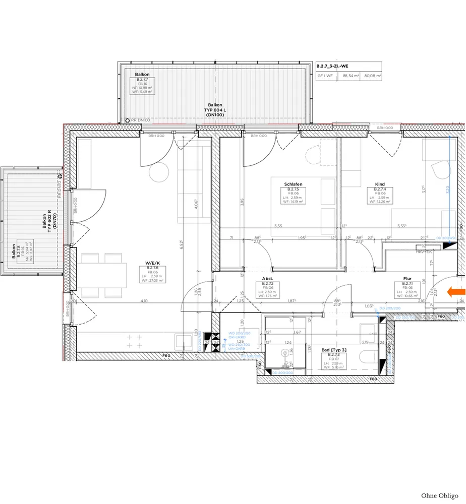 3 room apartment with 80 m² in Bonn – Photo 10