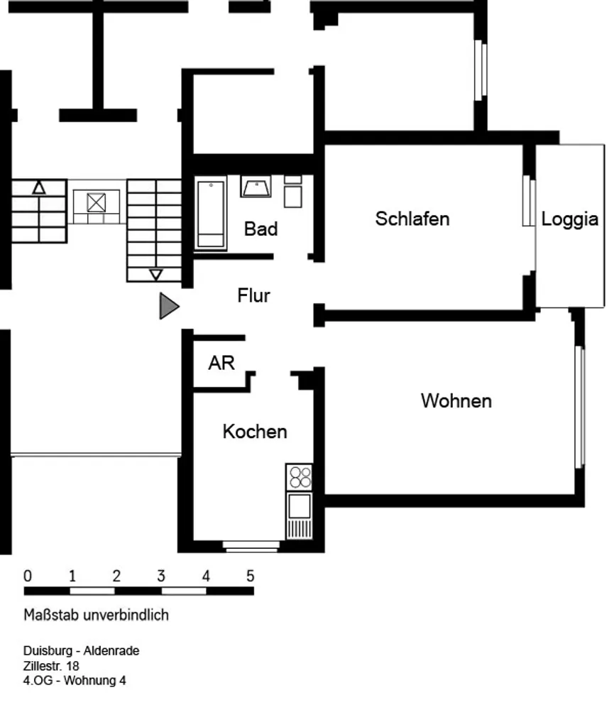 2 Zimmer Wohnung mit 58 m² in Duisburg – Bild 10