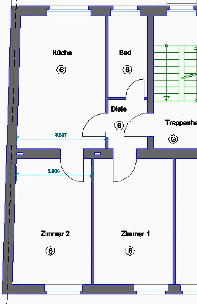 2 room apartment with 60 m² in Wuppertal – Photo 4