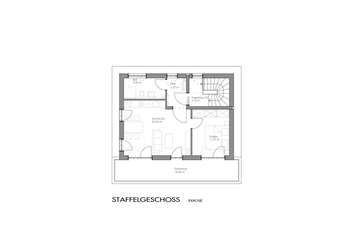 3 Zimmer Wohnung mit 55 m² in Ingolstadt – Bild 6