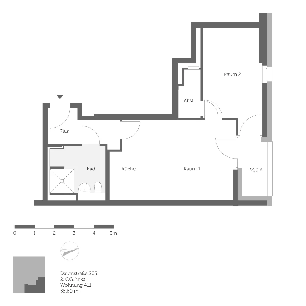 2 Zimmer Wohnung mit 56 m² in Berlin – Bild 9