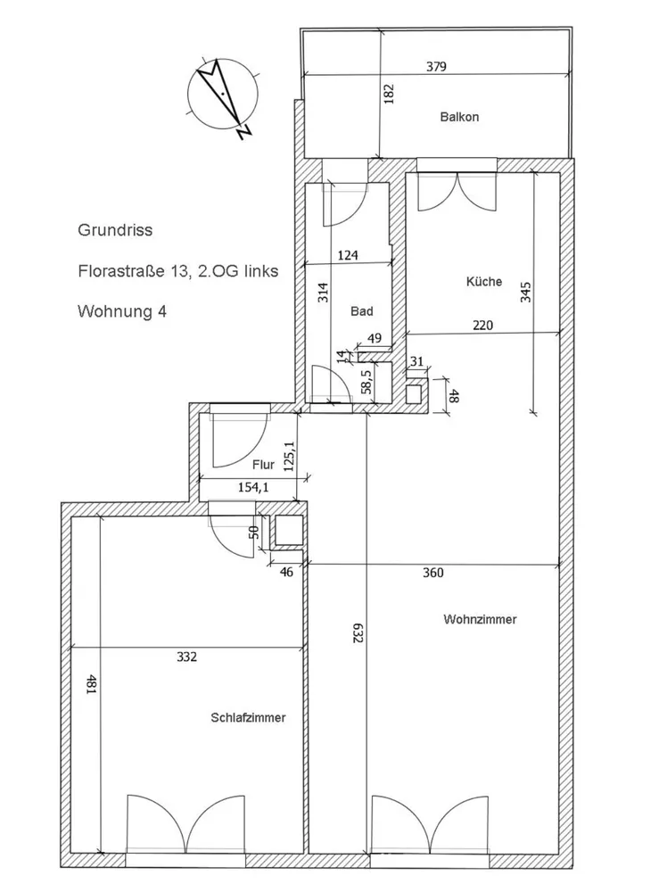 2 room apartment with 55 m² in Frankfurt am Main – Photo 10